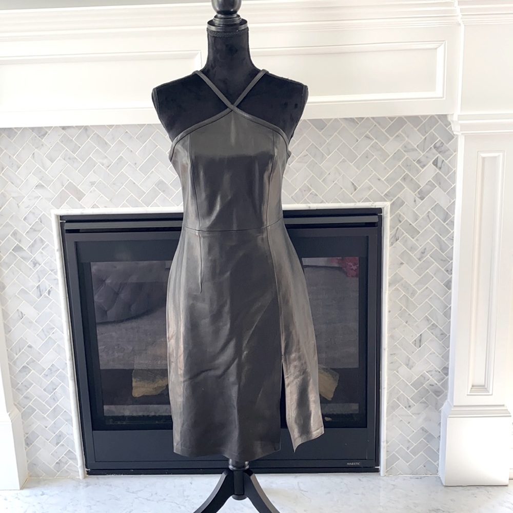 Manigance Paris Lambskin Leather dress